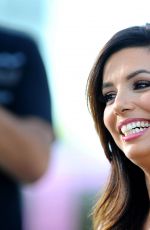 EVA LONGORIA on the Set of Extra in Universal City