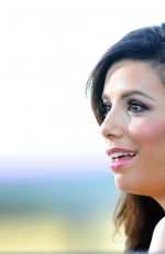 EVA LONGORIA on the Set of Extra in Universal City