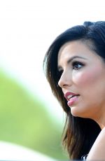 EVA LONGORIA on the Set of Extra in Universal City
