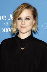 EVAN RACHEL WOOD at Jeff Vespa The Art of Discovery Book Launch in Beverly Hills