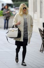 FEARNE COTTON Arrives at BBC Radio 1 Studios in London 2010