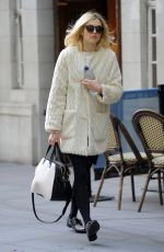FEARNE COTTON Arrives at BBC Radio 1 Studios in London 2010