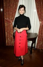 FELICITY JONES at The Theory of Everything Luncheon in New York