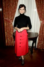 FELICITY JONES at The Theory of Everything Luncheon in New York