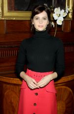 FELICITY JONES at The Theory of Everything Luncheon in New York