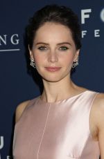 FELICITY JONES at The Theory of Everything Premiere in Beverly Hills