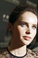 FELICITY JONES at The Theory of Everything Premiere in New York