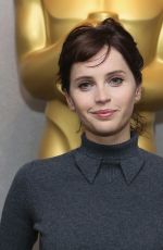 FELICITY JONES at The Theory of Everything Screening in New York