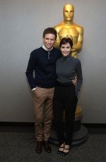 FELICITY JONES at The Theory of Everything Screening in New York