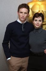 FELICITY JONES at The Theory of Everything Screening in New York