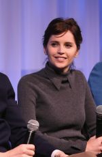 FELICITY JONES at The Theory of Everything Screening in New York