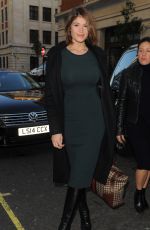 GEMMA ARTERTON Arrives at BBC Radio 1 Studios in London 2810