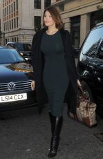 GEMMA ARTERTON Arrives at BBC Radio 1 Studios in London 2810