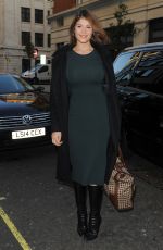 GEMMA ARTERTON Arrives at BBC Radio 1 Studios in London 2810