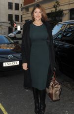 GEMMA ARTERTON Arrives at BBC Radio 1 Studios in London 2810