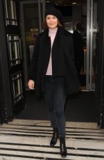 GEMMA ARTERTON Leaves BBC Radio 2 Studios in London