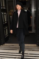 GEMMA ARTERTON Leaves BBC Radio 2 Studios in London