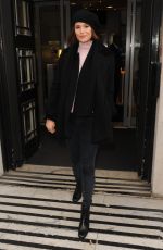 GEMMA ARTERTON Leaves BBC Radio 2 Studios in London