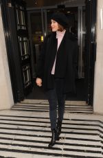GEMMA ARTERTON Leaves BBC Radio 2 Studios in London