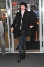 GEMMA ARTERTON Leaves BBC Radio 2 Studios in London