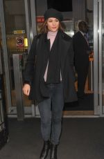 GEMMA ARTERTON Leaves BBC Radio 2 Studios in London