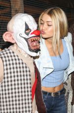 GIGI HADID at Knott’s Scary Farm Openingh Night in Buena Park