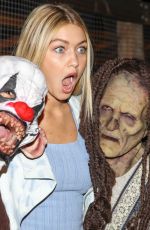 GIGI HADID at Knott’s Scary Farm Openingh Night in Buena Park
