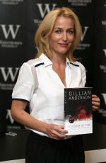 GILLIAN ANDERSON at A Vision of Fire Book Signing in London