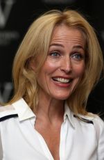 GILLIAN ANDERSON at A Vision of Fire Book Signing in London