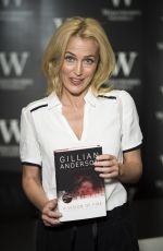 GILLIAN ANDERSON at A Vision of Fire Book Signing in London