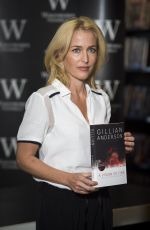 GILLIAN ANDERSON at A Vision of Fire Book Signing in London