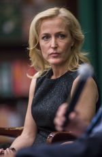 GILLIAN ANDERSON at In Conversation with Jeff Rovin Promotion in New York
