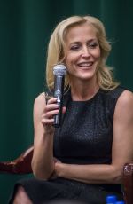 GILLIAN ANDERSON at In Conversation with Jeff Rovin Promotion in New York