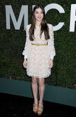 HAILEE STEINFELD at Michael Kors Launch of Claiborne Swanson Frank