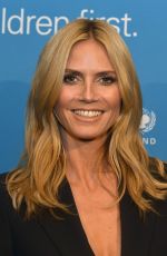 HEIDI KLUM at 2014 Unicef Children’s Champion Award Dinner in Boston
