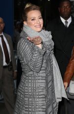 HILARY DUFF at Good Morning America in New York