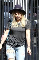 HILARY DUFF at Halloween Costume Party at a School in Beverly Hills