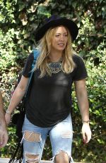 HILARY DUFF at Halloween Costume Party at a School in Beverly Hills