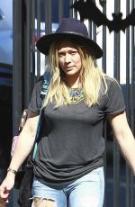 HILARY DUFF at Halloween Costume Party at a School in Beverly Hills