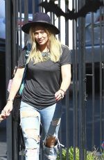 HILARY DUFF at Halloween Costume Party at a School in Beverly Hills