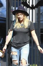 HILARY DUFF at Halloween Costume Party at a School in Beverly Hills