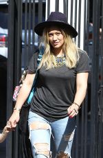 HILARY DUFF at Halloween Costume Party at a School in Beverly Hills