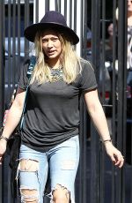 HILARY DUFF at Halloween Costume Party at a School in Beverly Hills