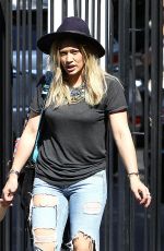 HILARY DUFF at Halloween Costume Party at a School in Beverly Hills