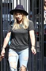 HILARY DUFF at Halloween Costume Party at a School in Beverly Hills