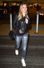 HILARY DUFF at Los Angeles International Airport 1510