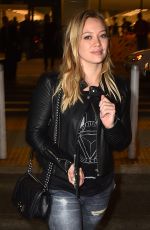 HILARY DUFF at Los Angeles International Airport 1510