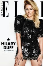 HILARY DUFF in Elle Magazine, Canada December 2014 Issue