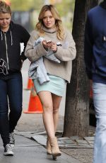 HILARY DUFF on the Set of Younger in Brooklyn 1310