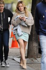 HILARY DUFF on the Set of Younger in Brooklyn 1310